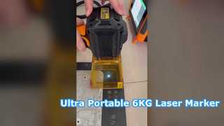 Máy đánh dấu laser cầm tay 6kg di động | Để khắc tại chỗ & xưởng