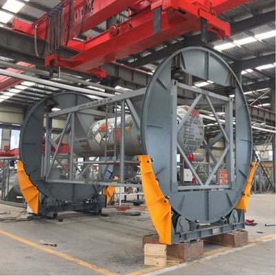 Tank Interior Rotation Máy quay xe bọc lớn tự động ISO Tank Rotator 20ft 40ft Swap ISO Tank ...